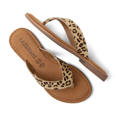 Jule Dames Teenslippers Leopard
