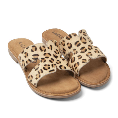Lumu Dames Slippers Leopard