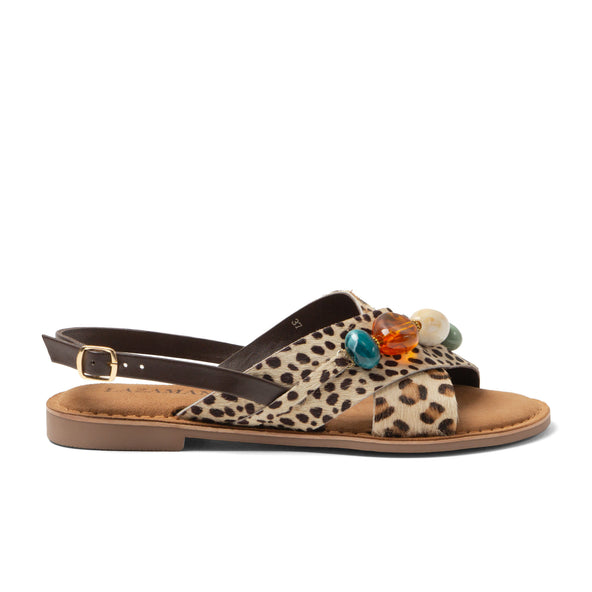 Marika Dames Sandalen Leopard Marika Dames Sandalen Leopard