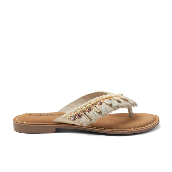 Annika Dames Teenslippers Offwhite Annika Dames Teenslippers Offwhite