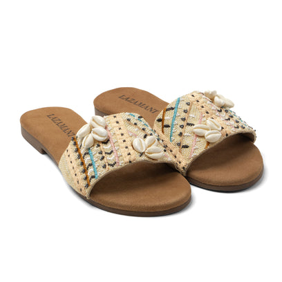 Britta Dames Slippers Offwhite