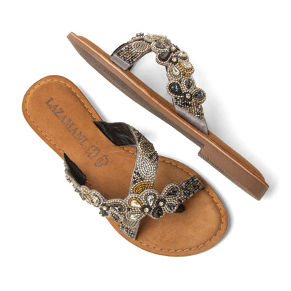 Pena Dames Teenslippers Grey