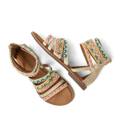 Fem Dames Sandalen Gold
