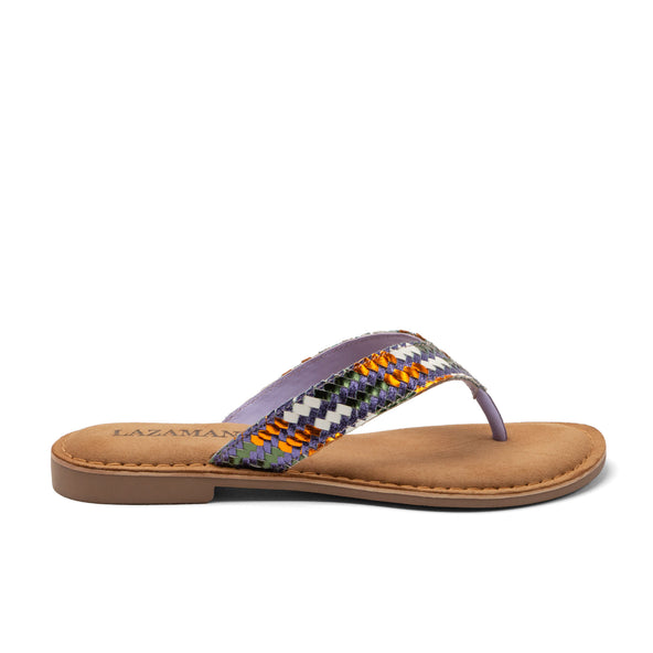 Tess Dames Teenslippers Leer Lilac Tess Dames Teenslippers Leer Lilac