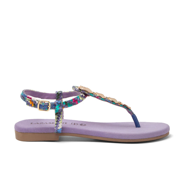 Lynn Dames Sandalen Leer Lilac Lynn Dames Sandalen Leer Lilac