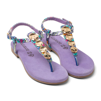 Lynn Dames Sandalen Leer Lilac