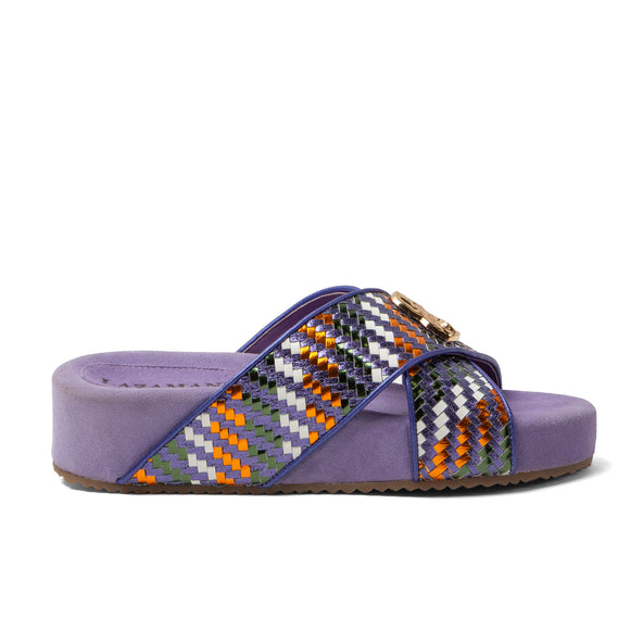 Lizzy Dames Slippers Leer Lilac Lizzy Dames Slippers Leer Lilac