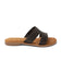 Puck Dames Slippers Leer Black