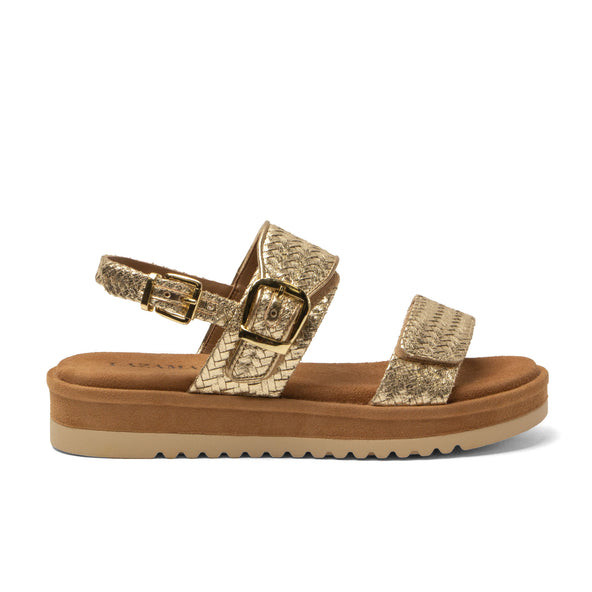 Fenna Dames Sandalen Gold Fenna Dames Sandalen Gold