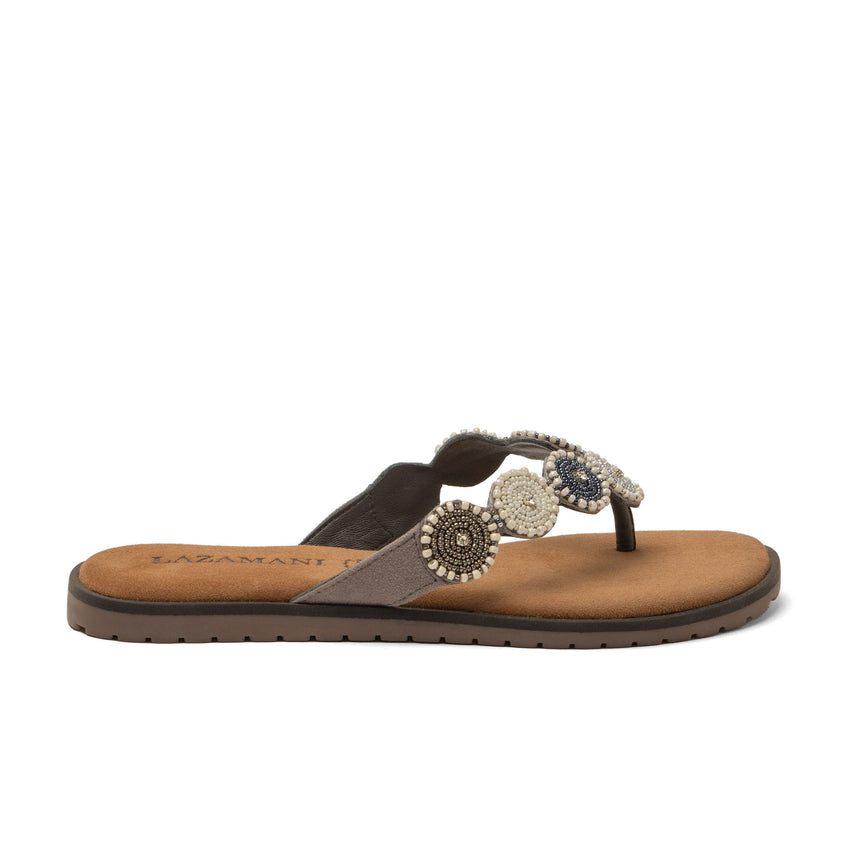 Mey Dames Teenslippers Grey