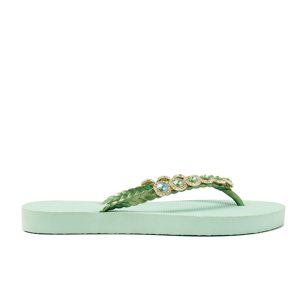 Bora Bora Dames Slippers Mint