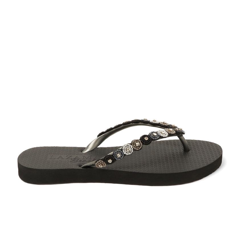Mallorca Beach Dames Slippers Black