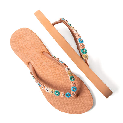 Mallorca Beach Dames Slippers Peach
