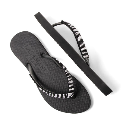Lanzarote Beach Dames Slippers Zebra