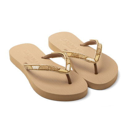 Fraser Beach Dames Slippers Beige