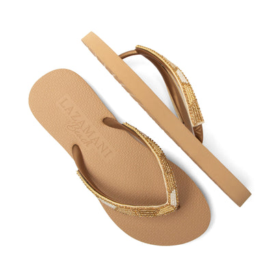 Fraser Beach Dames Slippers Beige