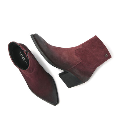 Dames Enkellaarsjes 85.632 Bordo