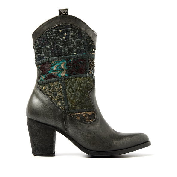 Marthe Dames Enkellaarsjes Silver Marthe Dames Enkellaarsjes Silver