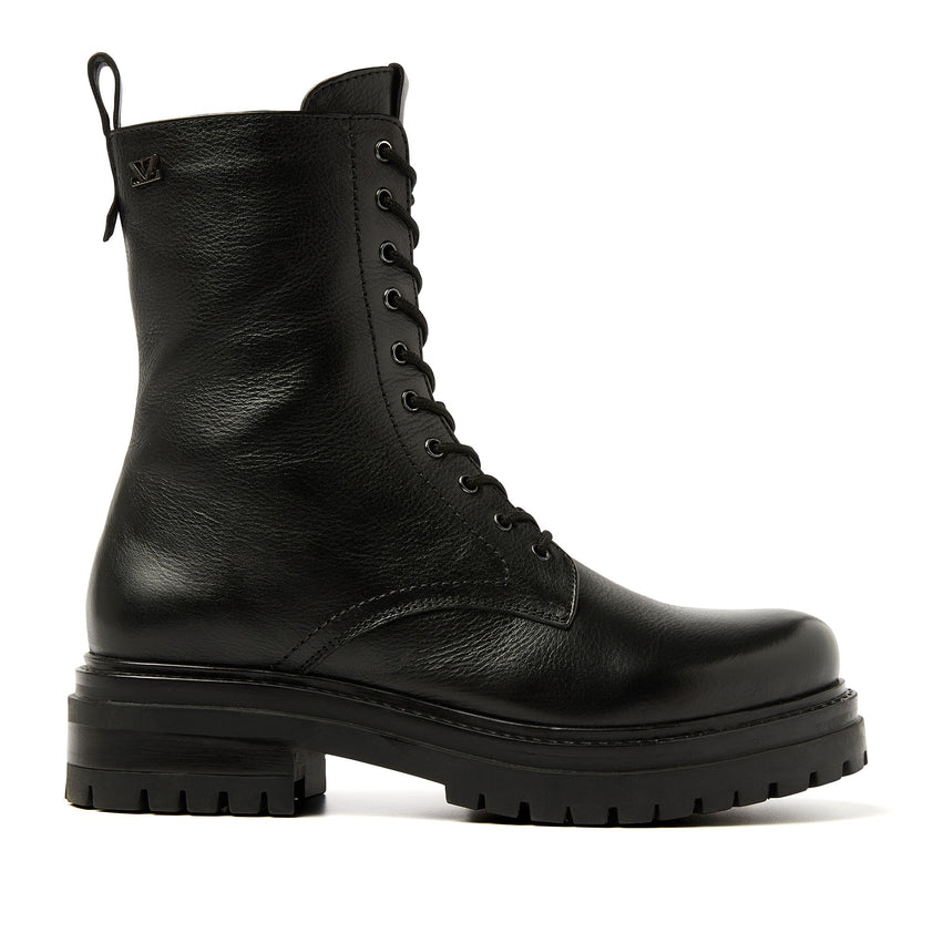 Alize Dames Veterboots Leer Black
