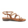 Camila Dames Sandalen Suede Cognac