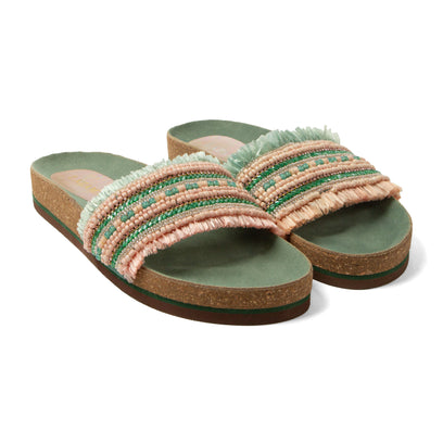 Florita Dames Slippers Sage