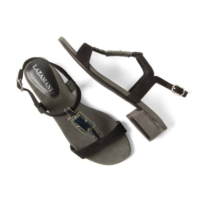 Hilaria Dames Sandalen Suede Black