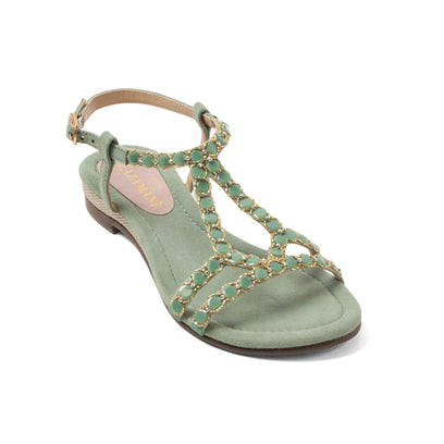 Izarra Dames Sandalen Suede Sage