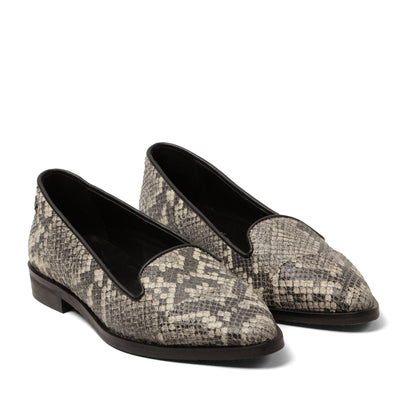 Flora Dames Ballerina Flats Leer Offwhite
