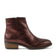 Beverly Dames Enkellaarsjes Leer Merlot