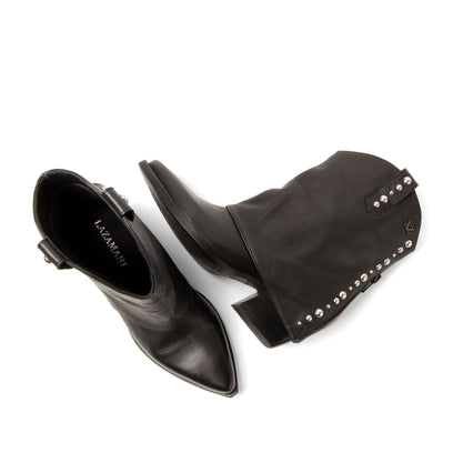 Yara Dames Sleeve Boots Leer Black