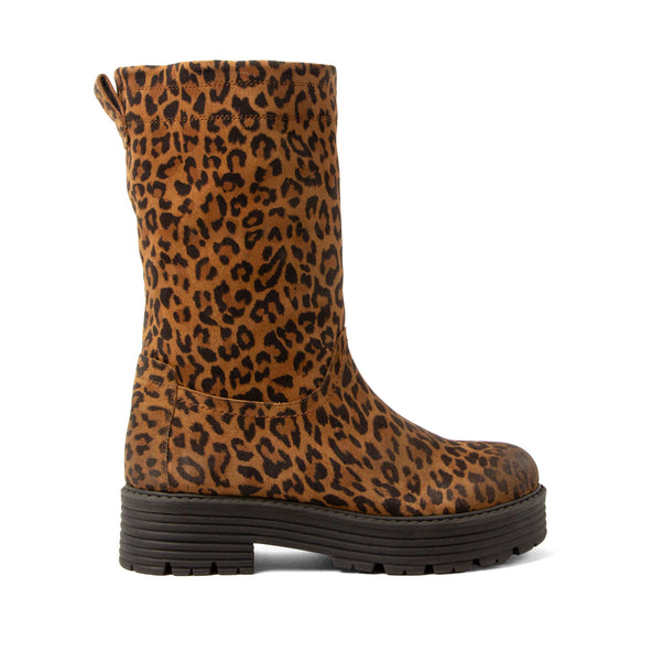 Jacky Dames Boots Suede Tan/Leo Jacky Dames Boots Suede Tan/Leo