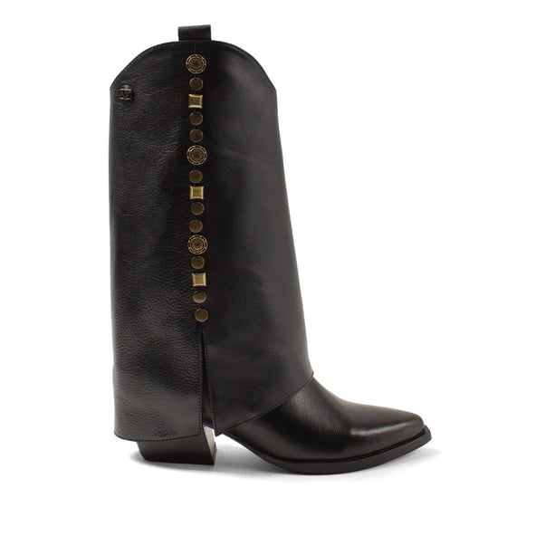 Kiki Dames Laarzen Leer Black Kiki Dames Laarzen Leer Black