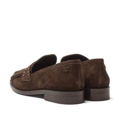 Suus Dames Loafers Suede Brown