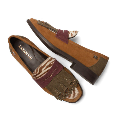 Lola Dames Loafers Suede Tan