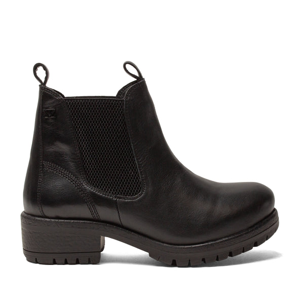 Lia Dames Chelsea Boots Leer Black Lia Dames Chelsea Boots Leer Black