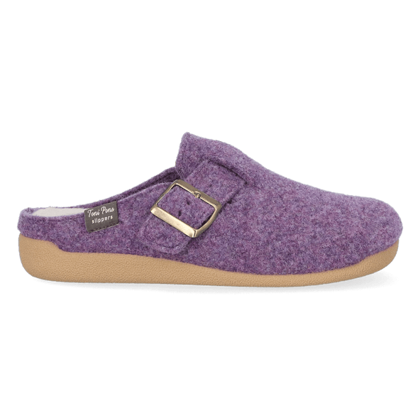 Mima-FP Dames Pantoffels Vilt Morat Mima-FP Dames Pantoffels Vilt Morat