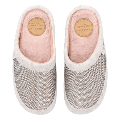 Moly-S Dames Pantoffels Textiel Plati