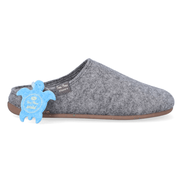 Mona-FR Dames Pantoffels Gerecycled Vilt Gris Mona-FR Dames Pantoffels Gerecycled Vilt Gris