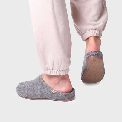 Neo-FR Heren Pantoffels Gerecycled Vilt Gris