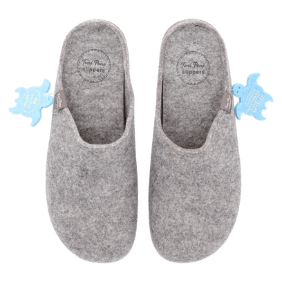 Neo-FR Heren Pantoffels Gerecycled Vilt Gris