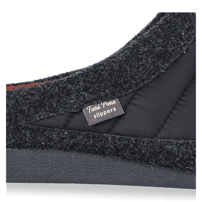 Nordi-TK Heren Pantoffels Black