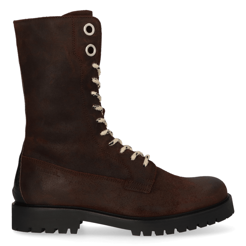 BONNIE 01.04 Dames Boots Leer Dark Brown