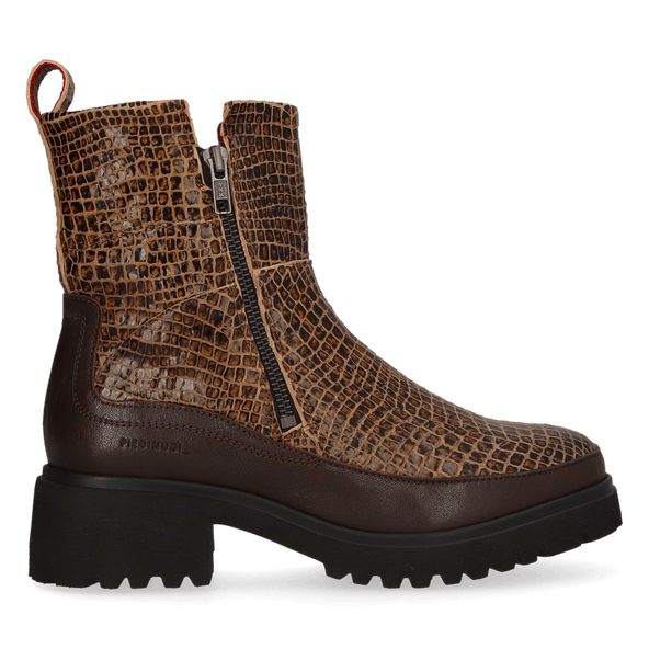 COCO 09.13 Dames Enkellaarsjes Leer Brown COCO 09.13 Dames Enkellaarsjes Leer Brown
