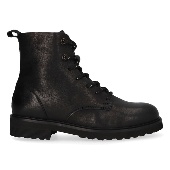 HEN 01.01 Dames Enkellaarsjes Leer Black HEN 01.01 Dames Enkellaarsjes Leer Black