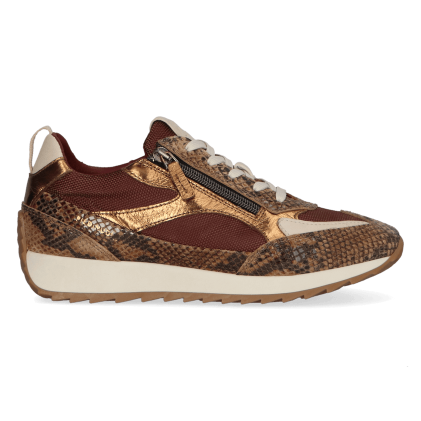 HERA 08.03 Dames Sneakers Leer/Mesh Cuoio