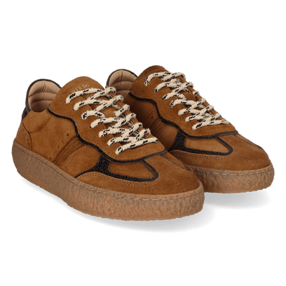 LIXI 03.03 Dames Sneakers Suede Tabacco