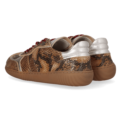 NUDI 01.01 Dames Sneakers Leer Cuoio Snake
