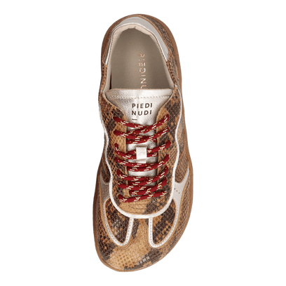 NUDI 01.01 Dames Sneakers Leer Cuoio Snake