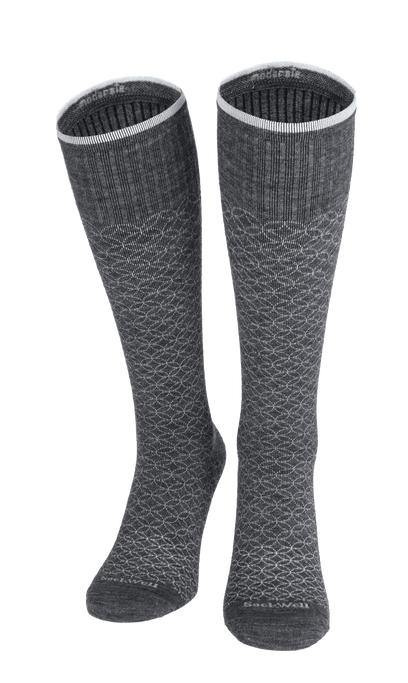 Featherweight Fancy Dames Compressiekousen Klasse 1 Charcoal