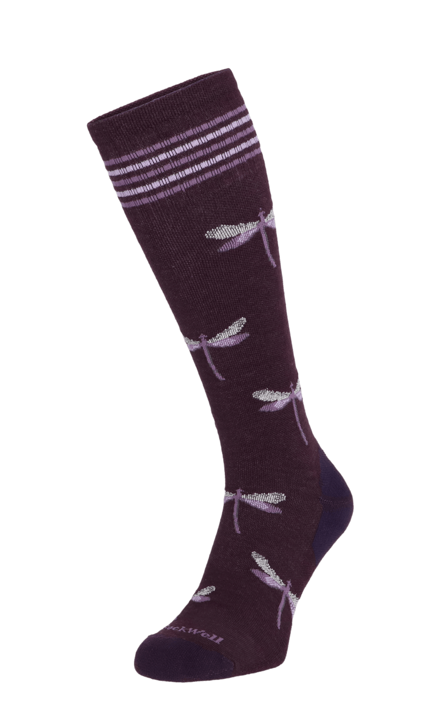 Dragonfly Dames Compressiekousen Klasse 1 Blackberry Sparkle